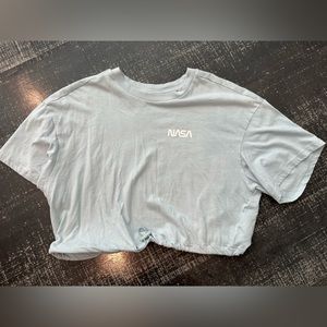 H&M cropped top with string